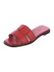 Hermès Idioma Leather Slides