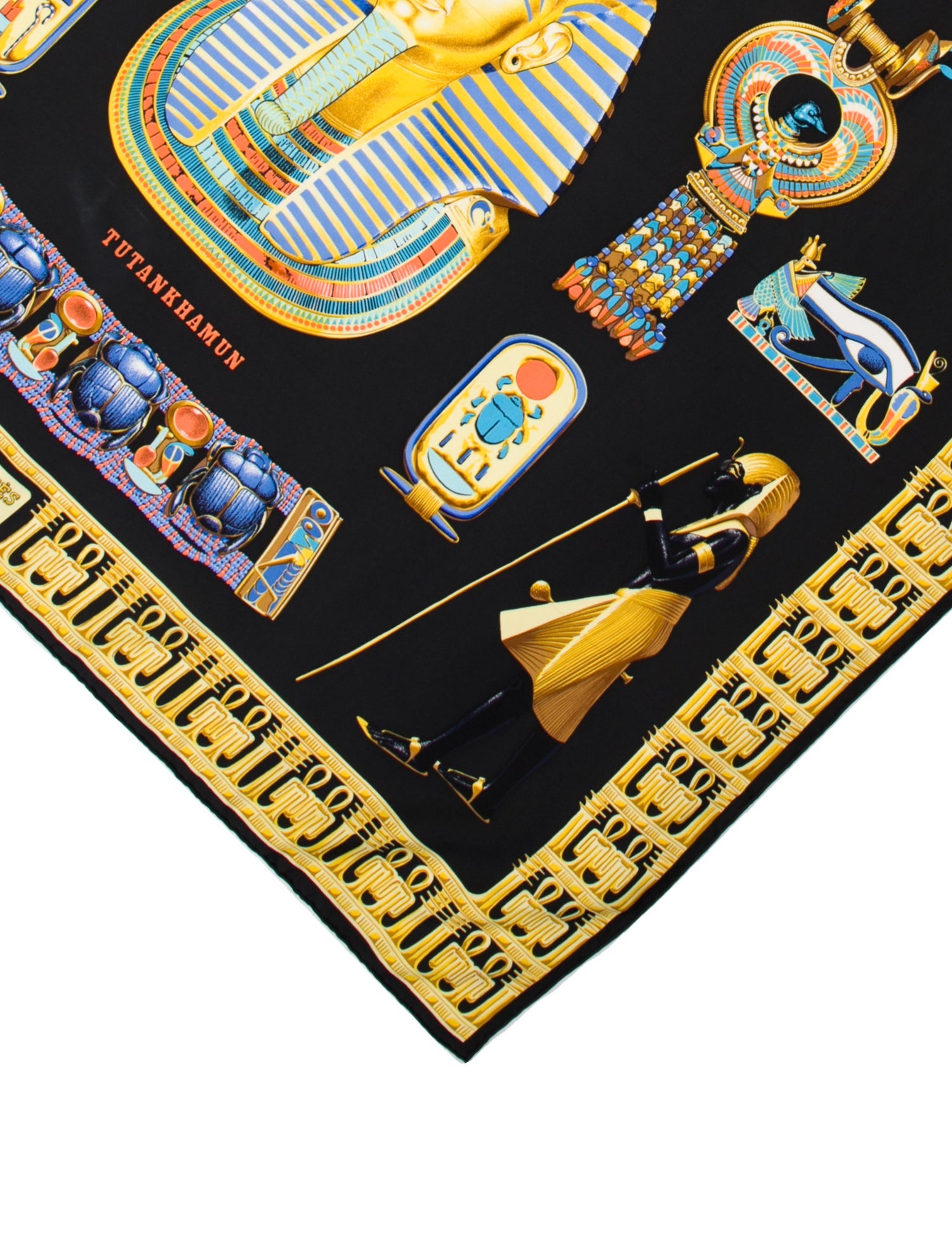 Hermès Tutankhamun Silk Scarf