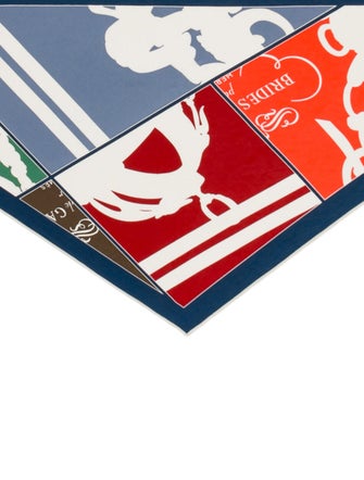 Hermès Brides De Gala Jersey Silk Triangle Scarf