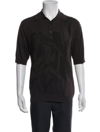 Hermès Collar Three-Quarter Sleeve Polo Shirt