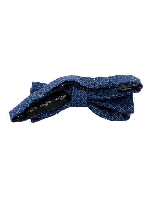 Hermès Printed Silk Bow Tie
