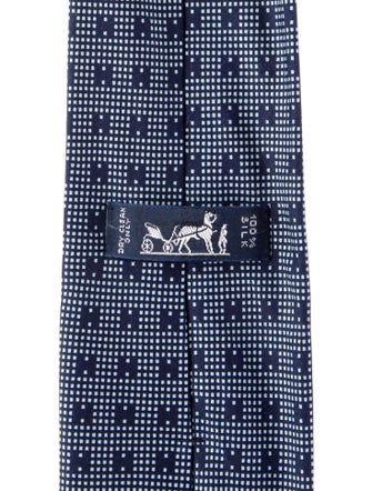 Hermès Silk H Logo Tie