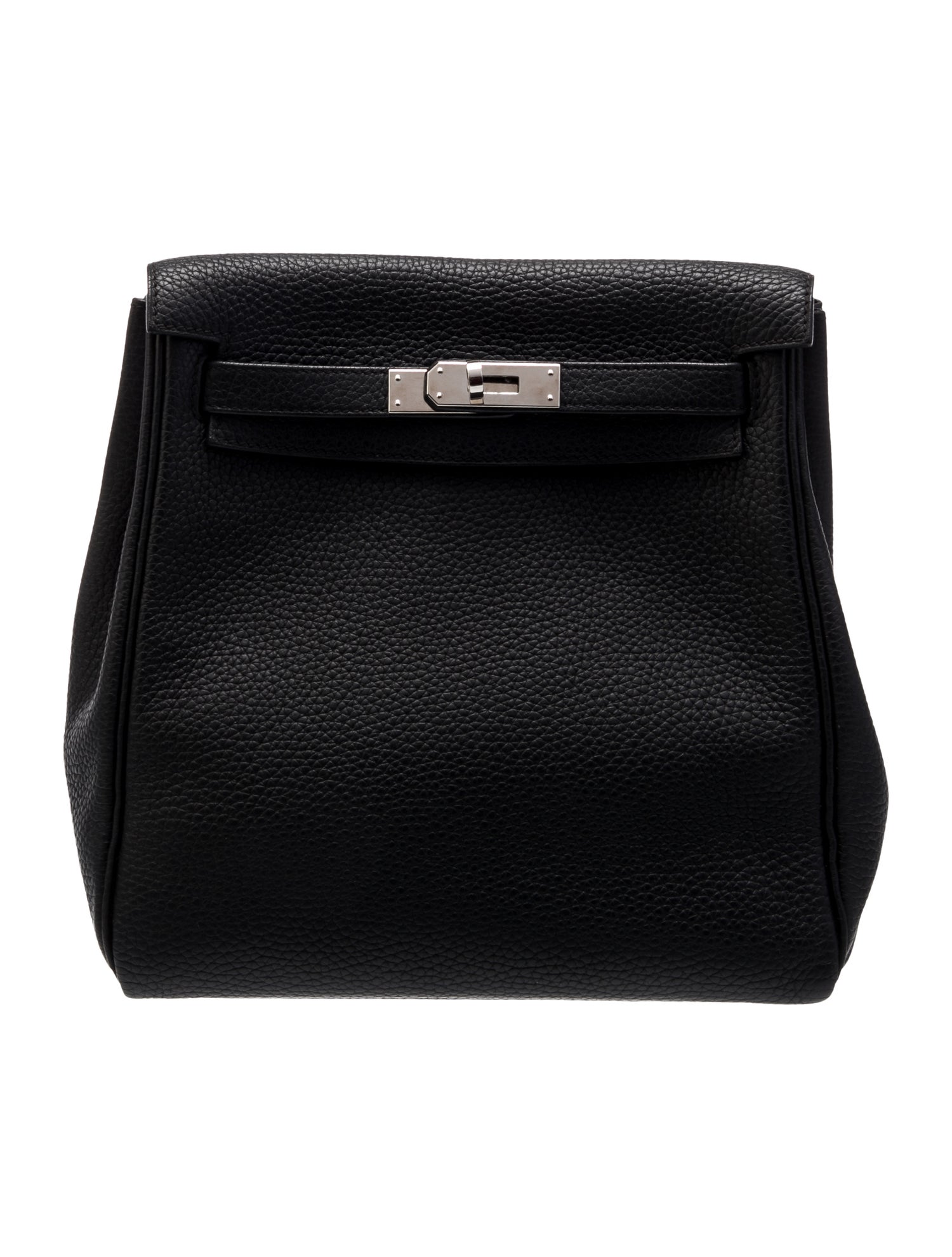 Hermès 2019 Noir Clemence Kelly Ado II Backpack