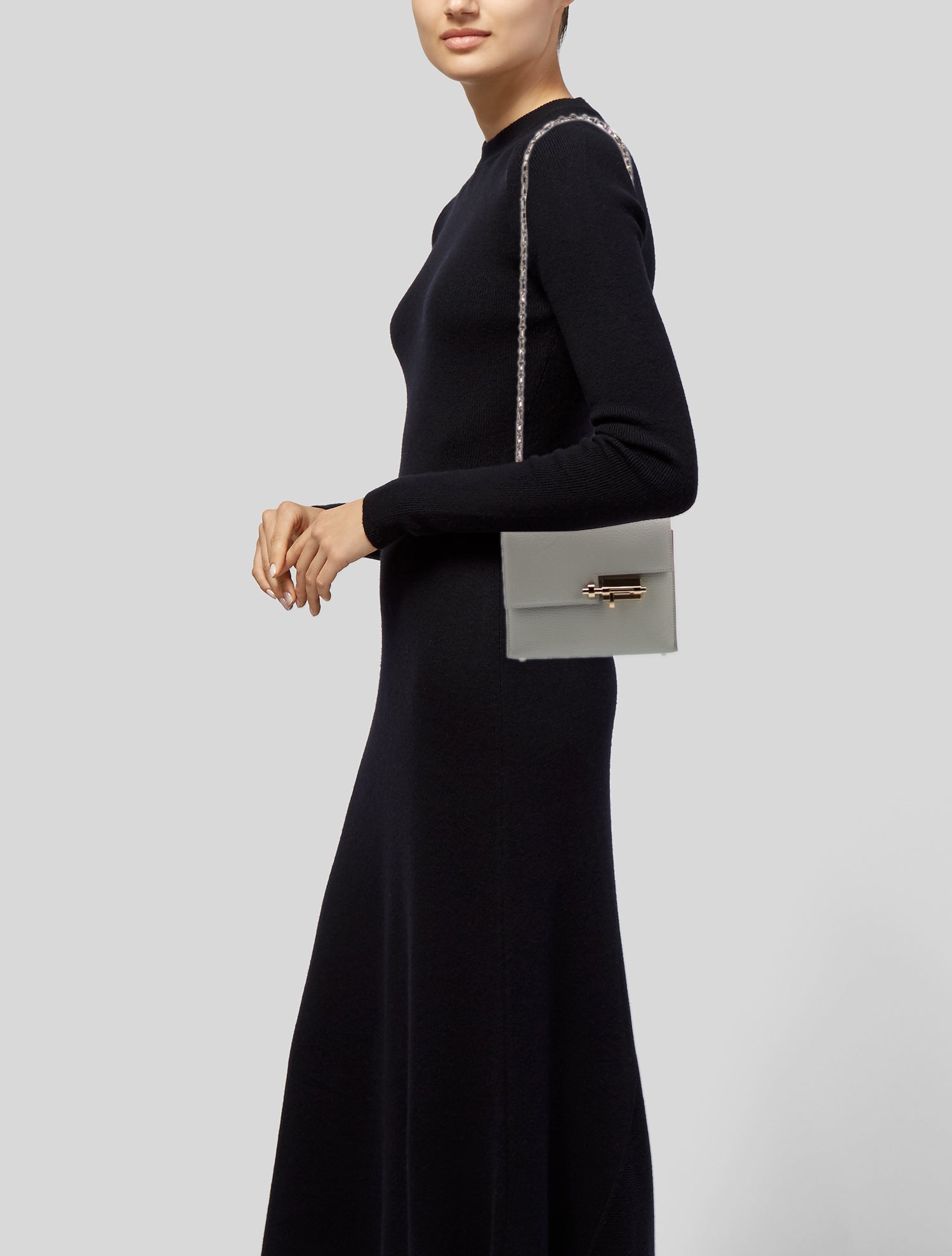 Hermès 2024 Chevre Mysore Mini Verrou Chaîne 17