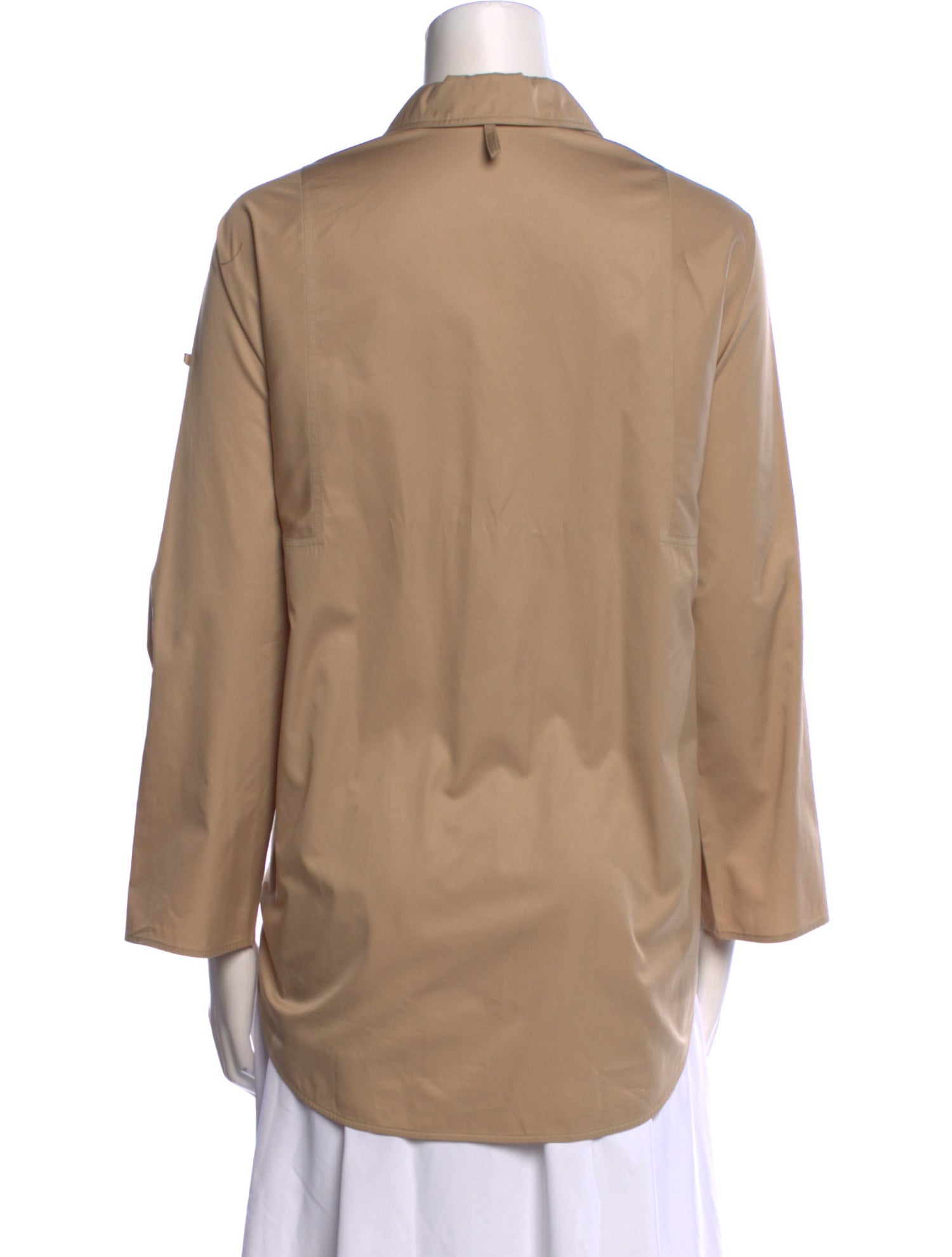 Hermès Long Sleeve Long Sleeve Button-Up Top