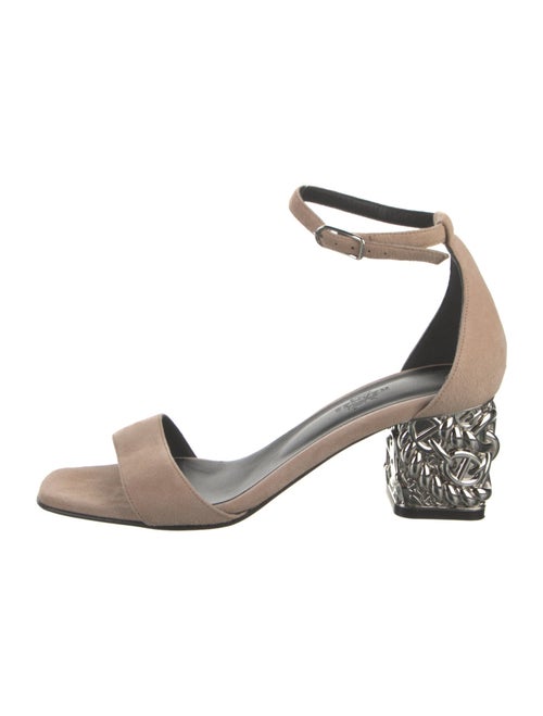 Hermès Glam 60 Suede Sandals