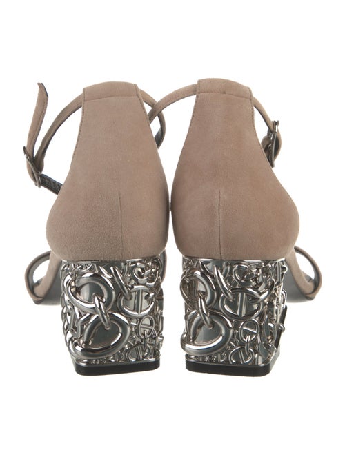 Hermès Glam 60 Suede Sandals
