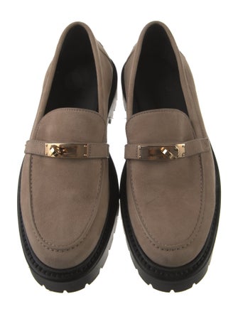 Hermès Icone Leather Loafers