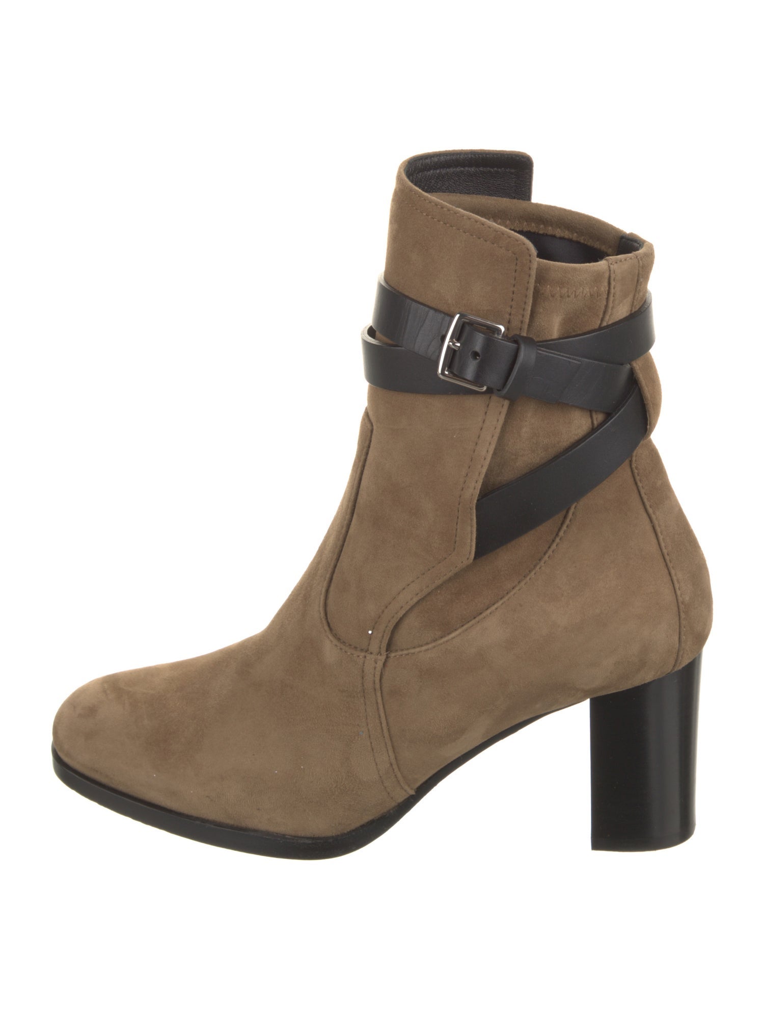 Hermès Suede Colorblock Pattern Sock Boots