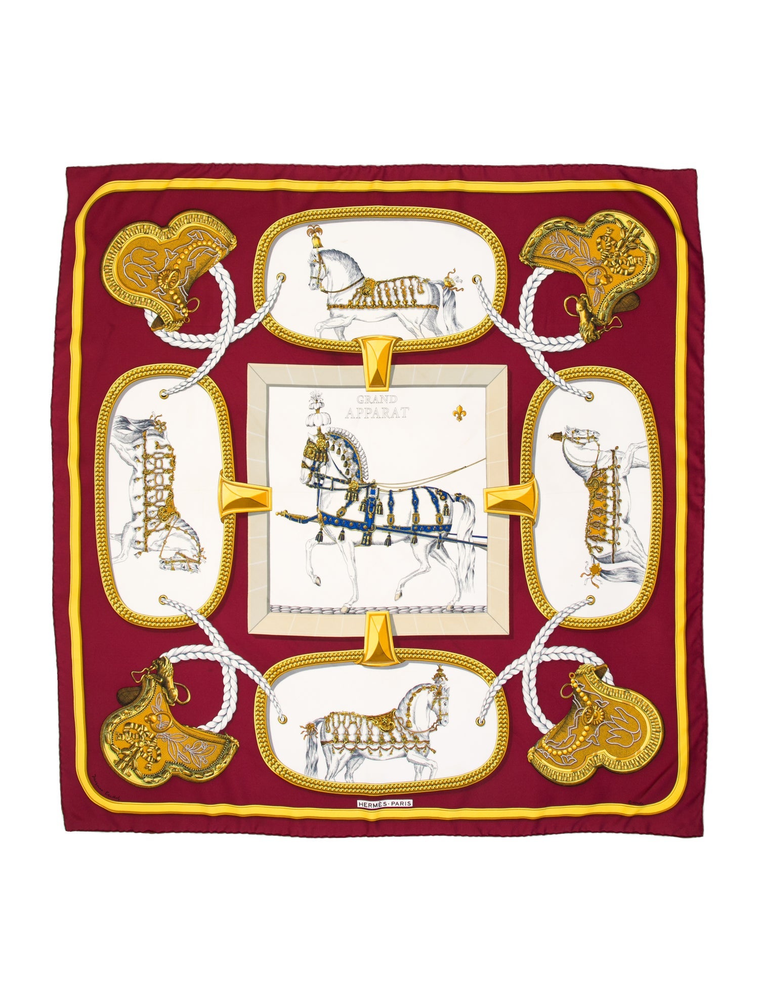Hermès Grand Apparat Silk Scarf