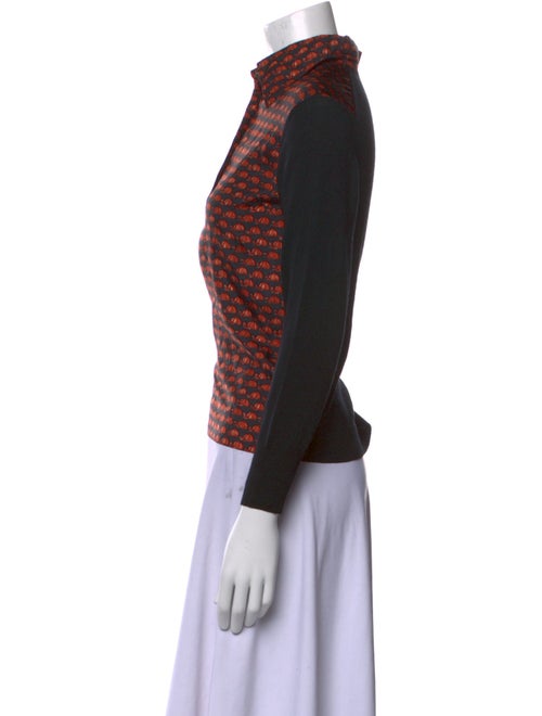 Hermès Virgin Wool Printed Button-Up Top