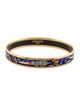 Hermès Narrow Enamel Bangle Bracelet
