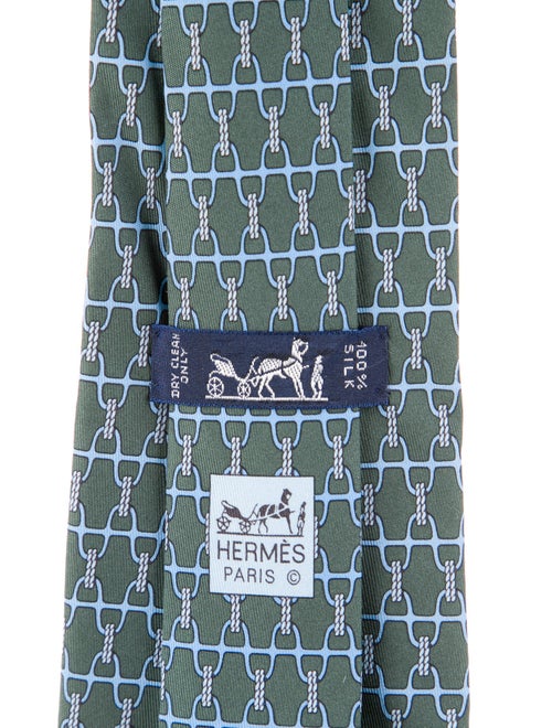 Hermès Silk Pattern Tie