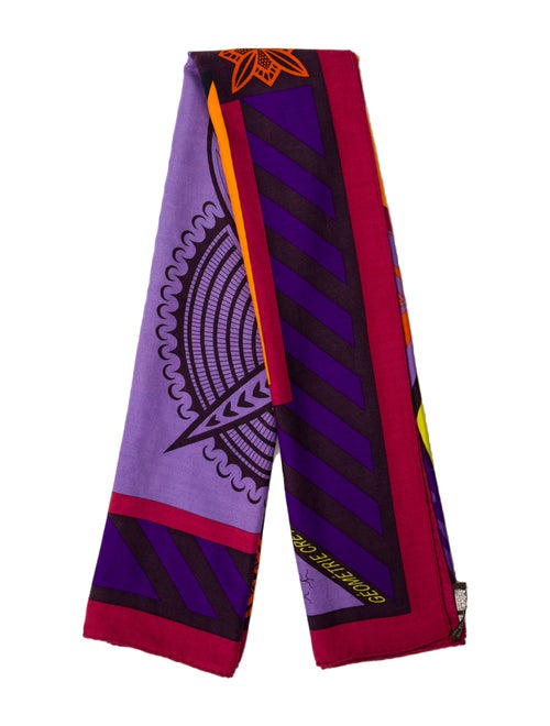 Hermès Geometrie Cretoise Cashmere Shawl