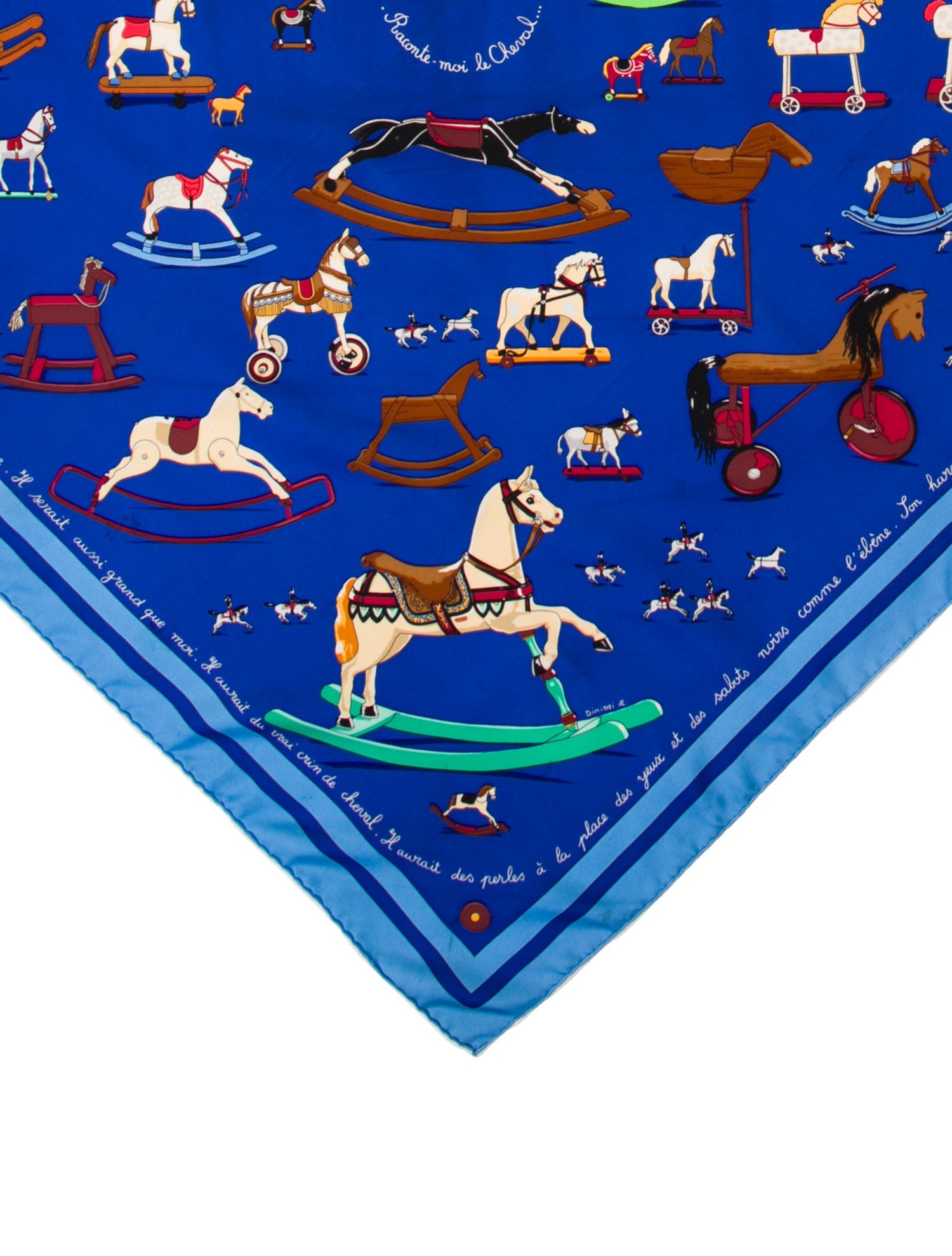 Hermès Raconte-Moi le Cheval Silk Scarf