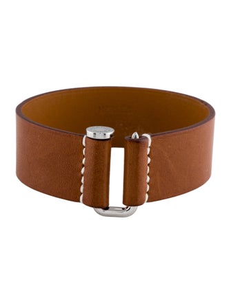 Hermès Leather Lennox Wrap Bracelet