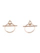 Hermès 18K Small Loop Earrings
