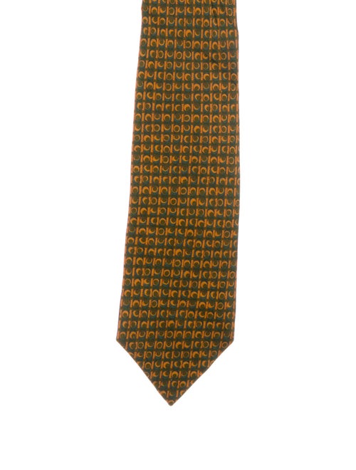 Hermès Silk Patterned Tie