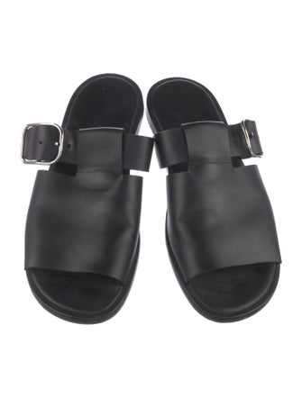 Hermès Leather Slides