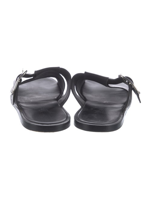 Hermès Leather Slides