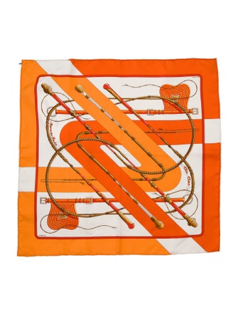 Hermès Silk Clic Clac Pocket Square