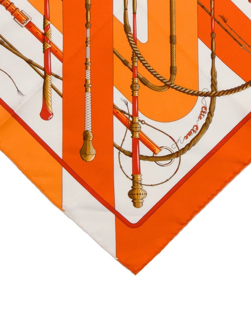 Hermès Silk Clic Clac Pocket Square