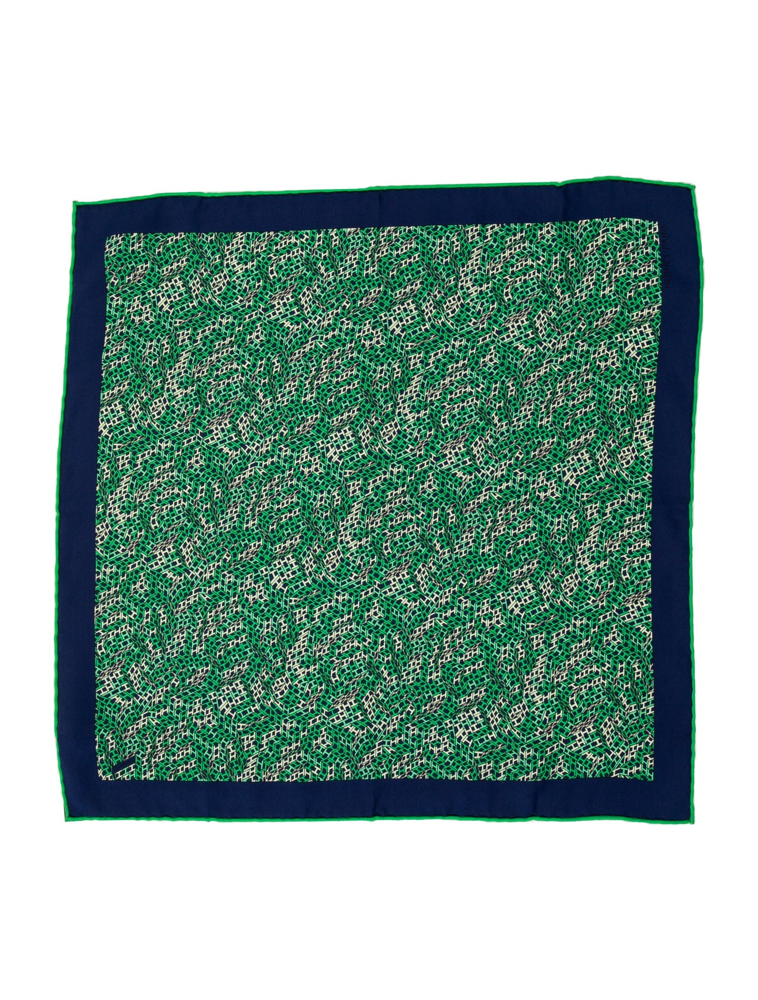Hermès Silk Tigre Royal Pocket Square