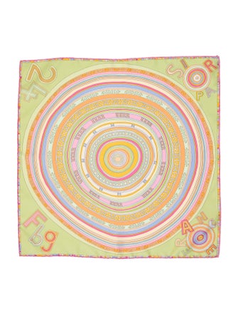 Hermès Tohu Bohu Pocket Square Silk Scarf