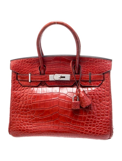 Hermès 2008 Hermès Matte Niloticus Crocodile Birkin 30