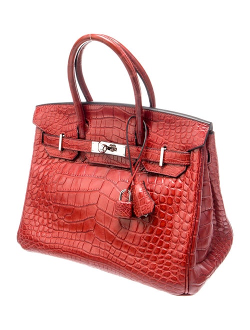 Hermès 2008 Hermès Matte Niloticus Crocodile Birkin 30