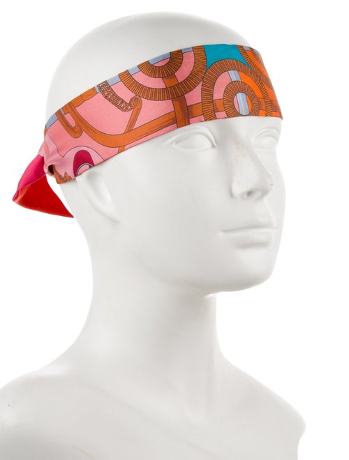 Hermès Eperon D'Or Silk Twilly Scarf