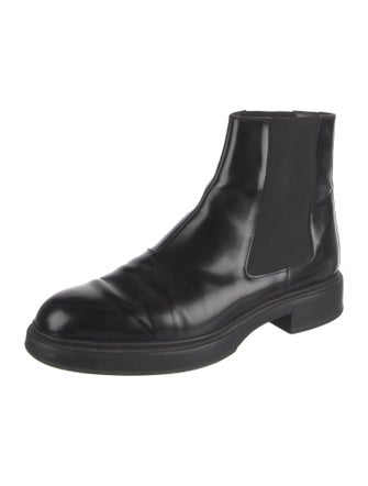 Hermès Leather Chelsea Boots