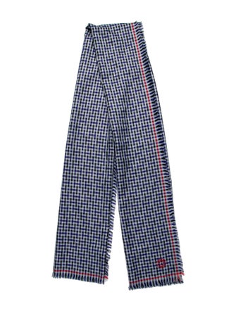 Hermès H Ecossais Check Cashmere Scarf