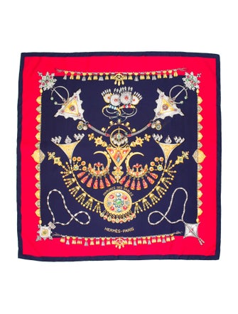 Hermès Parures Des Sables Silk Scarf