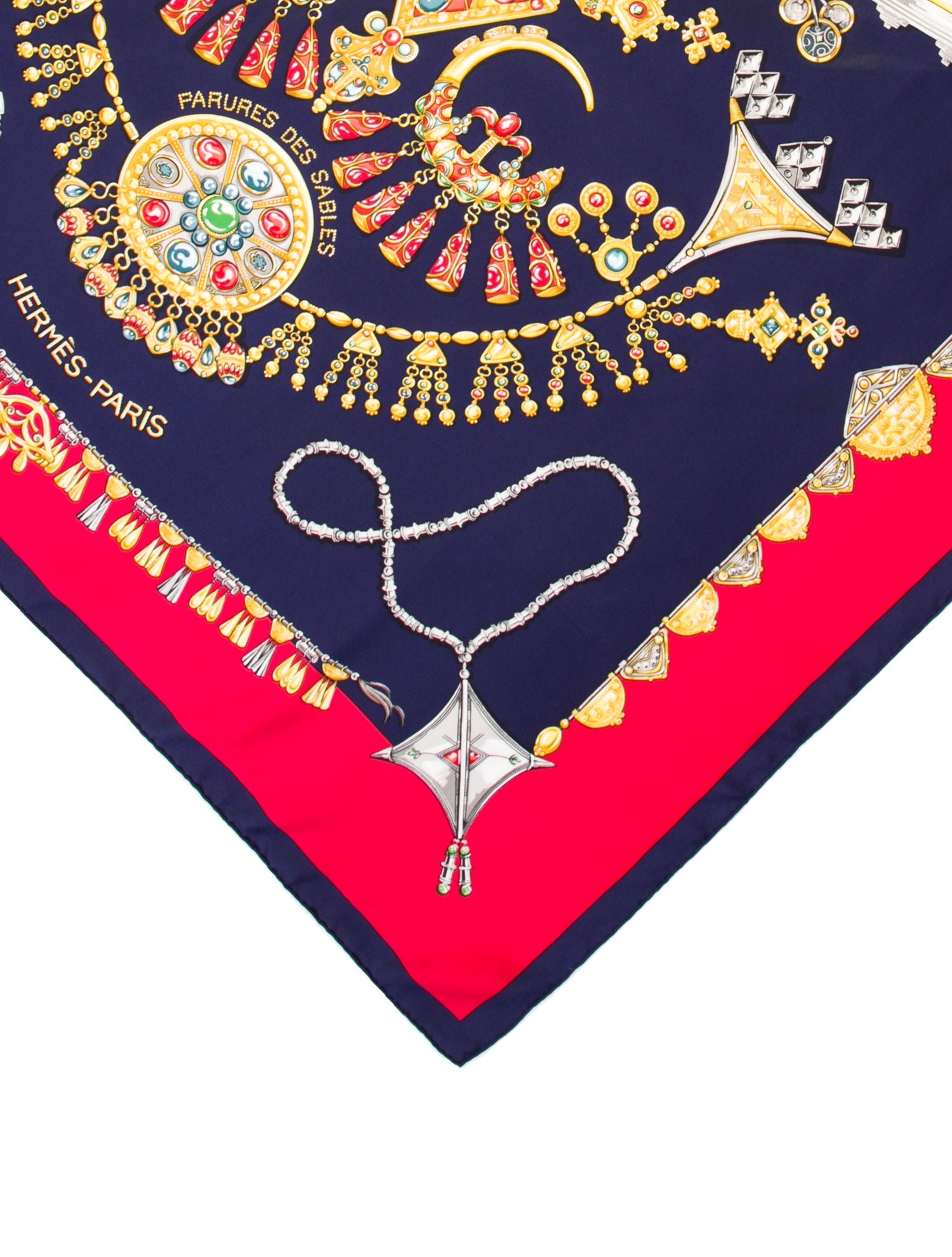 Hermès Parures Des Sables Silk Scarf