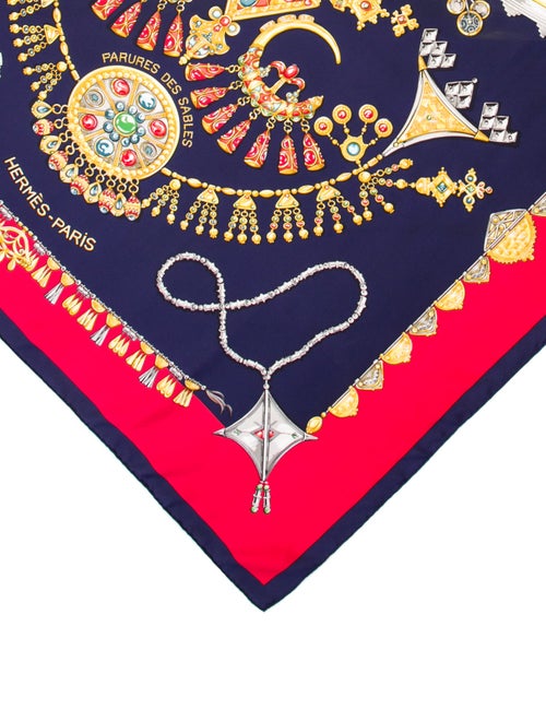 Hermès Parures Des Sables Silk Scarf