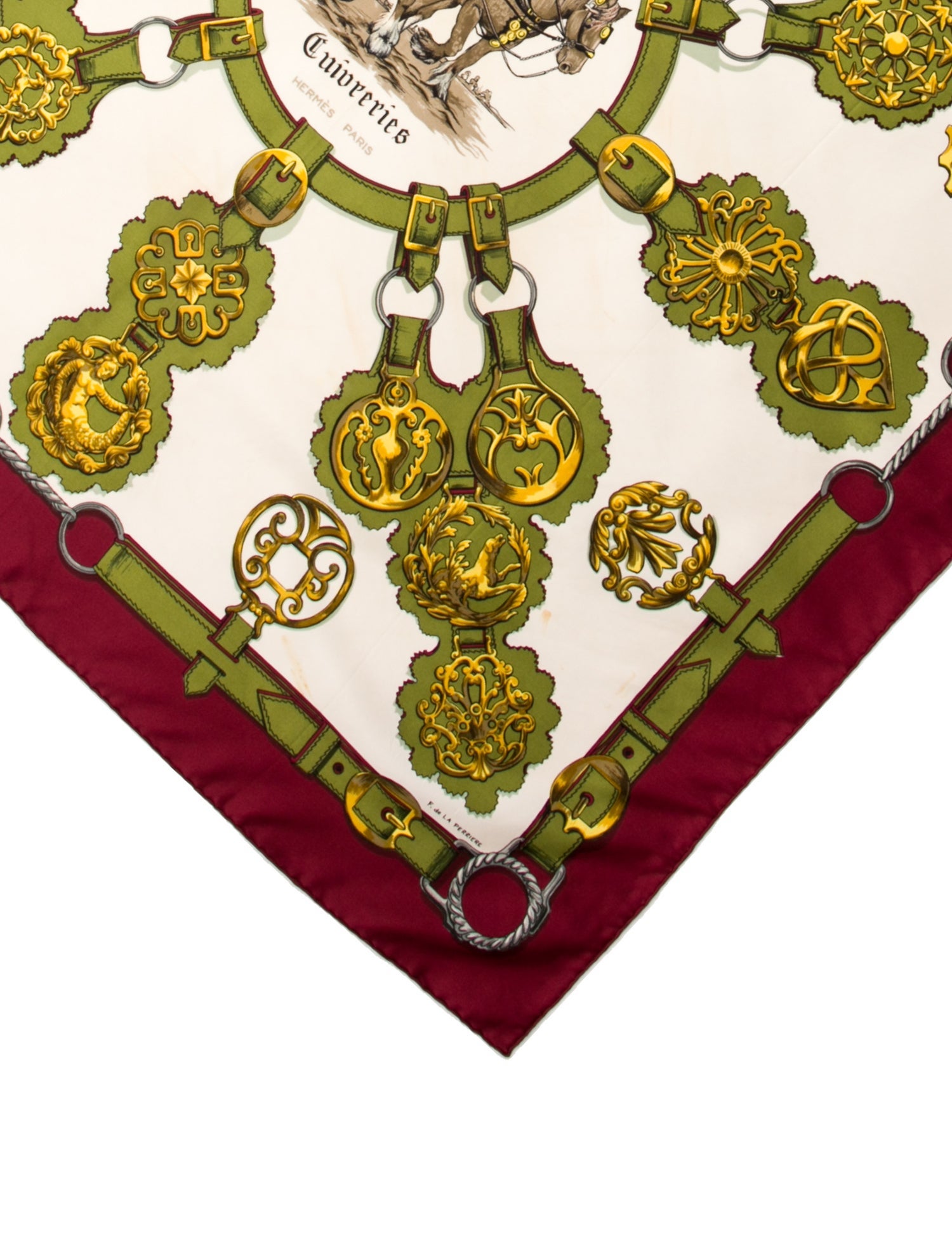 Hermès Cuivreries Silk Scarf