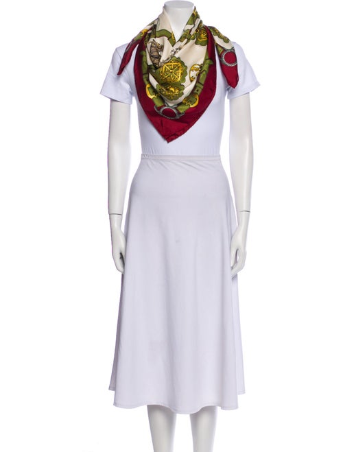 Hermès Cuivreries Silk Scarf