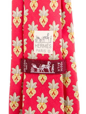 Hermès Silk Pattern Tie