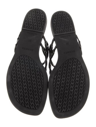 Hermès Island Chaîne d'Ancre Insignia Slides