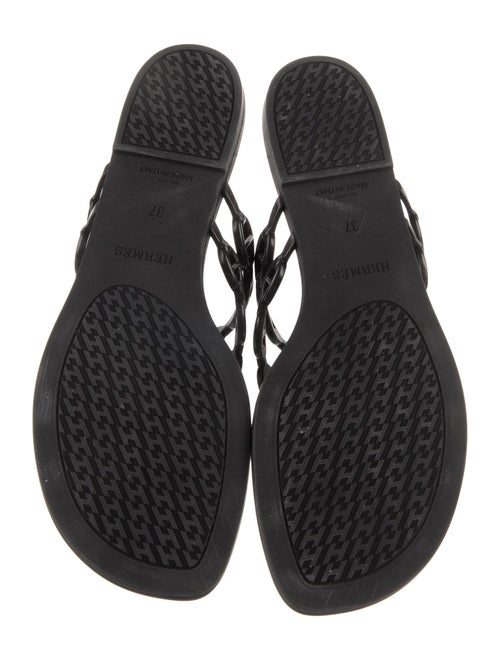 Hermès Island Chaîne d'Ancre Insignia Slides