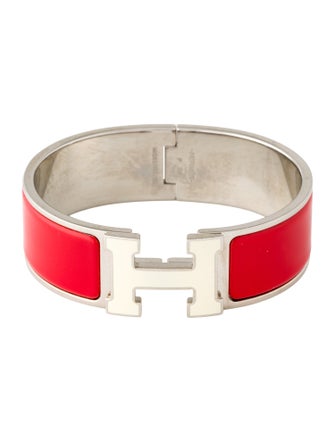 Hermès Clic Clac H Enamel at Turnlock Bracelet