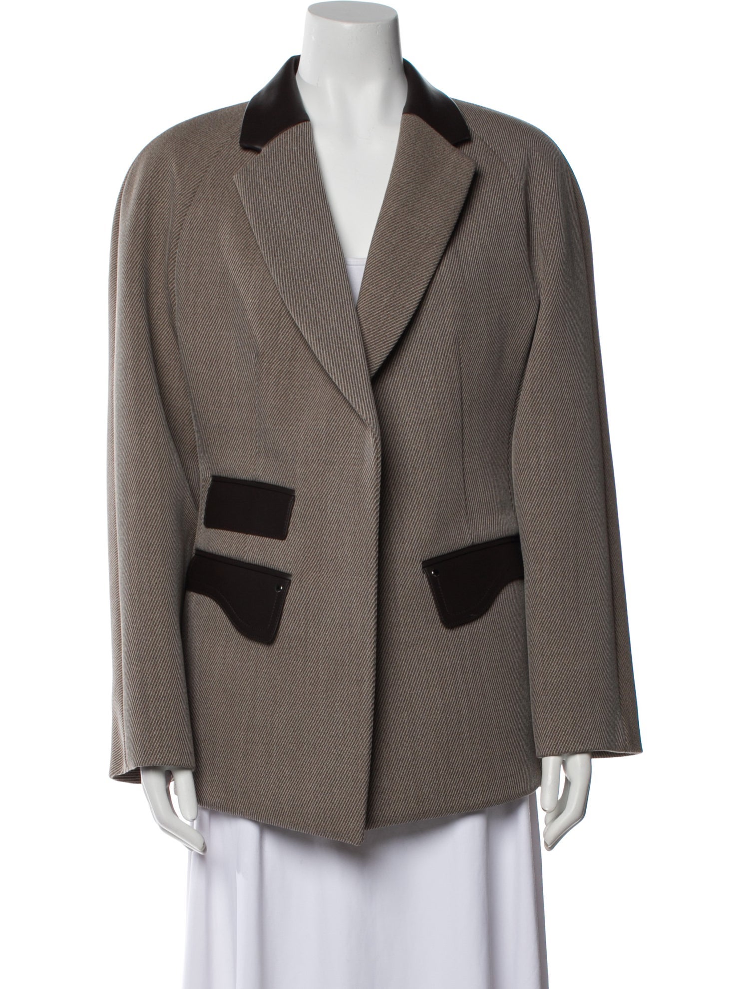 Hermès Virgin Wool Striped Blazer