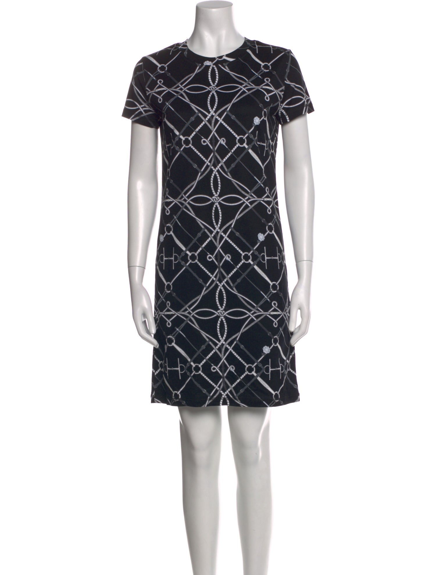 Hermès Printed Mini Dress