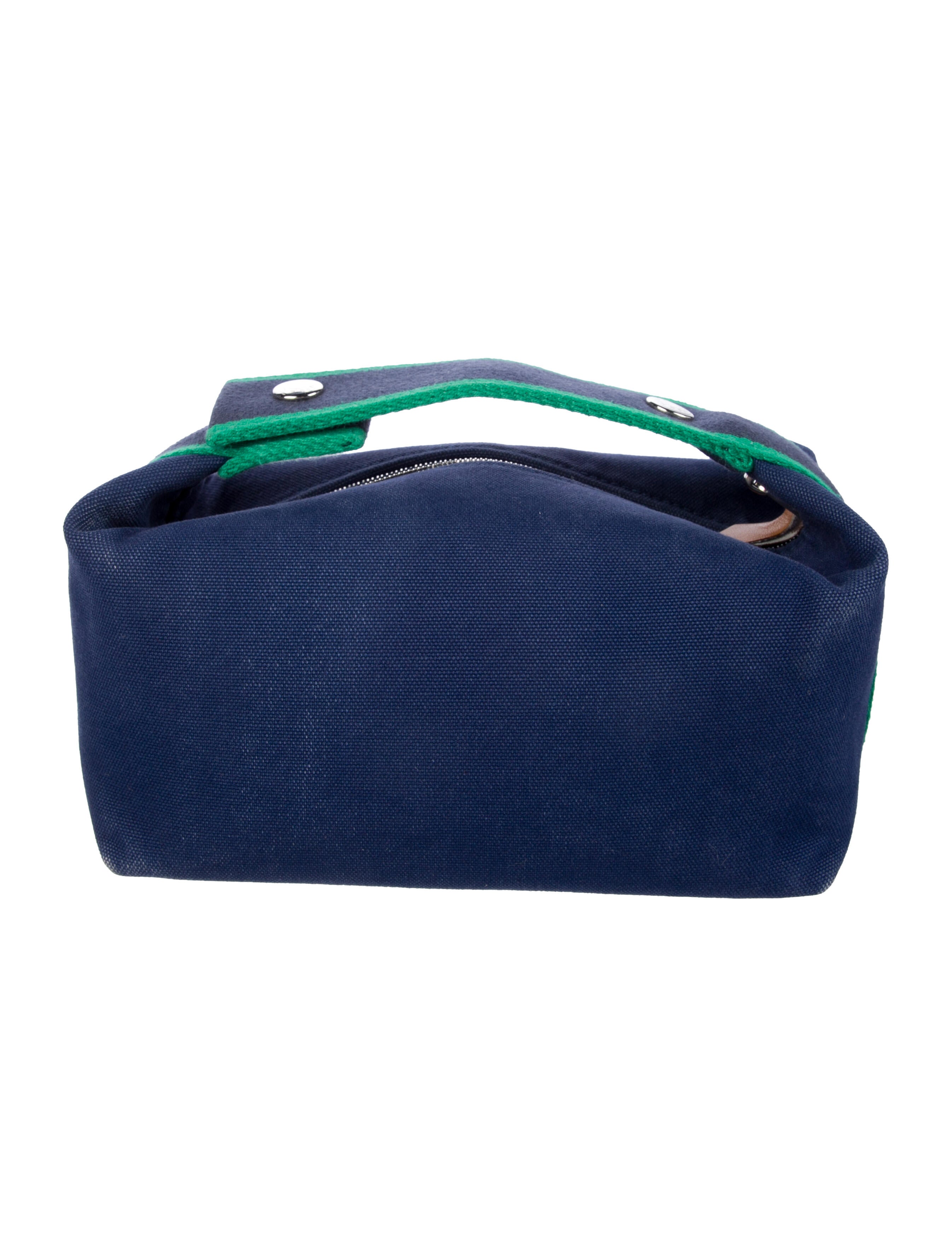 Hermès Small Toile Bride-A-Brac Case