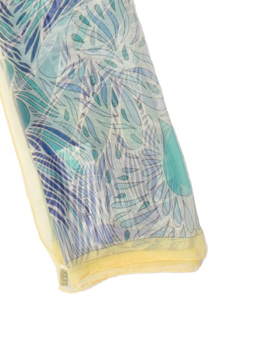 Hermès Millefleurs du Mexique Mousseline Silk Shawl