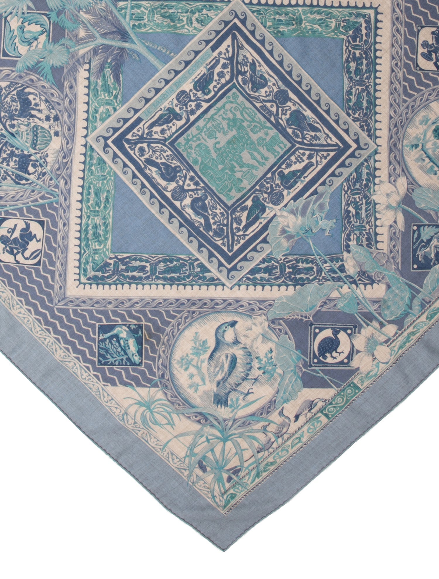 Hermès Le Jardin Des Coptes Silk Scarf