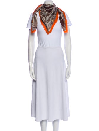 Hermès Pelages et Camouflage Cashmere Scarf