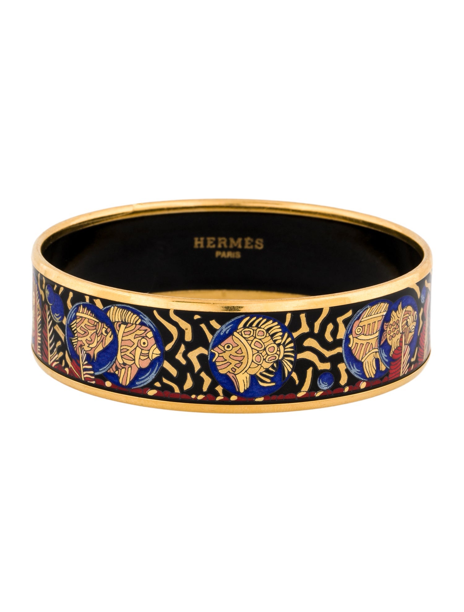 Hermès Vintage Enamel Bangle Bracelet