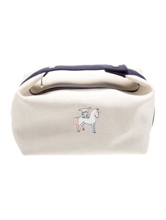 Hermès Toile Bride-A-Brac Cabriole Case